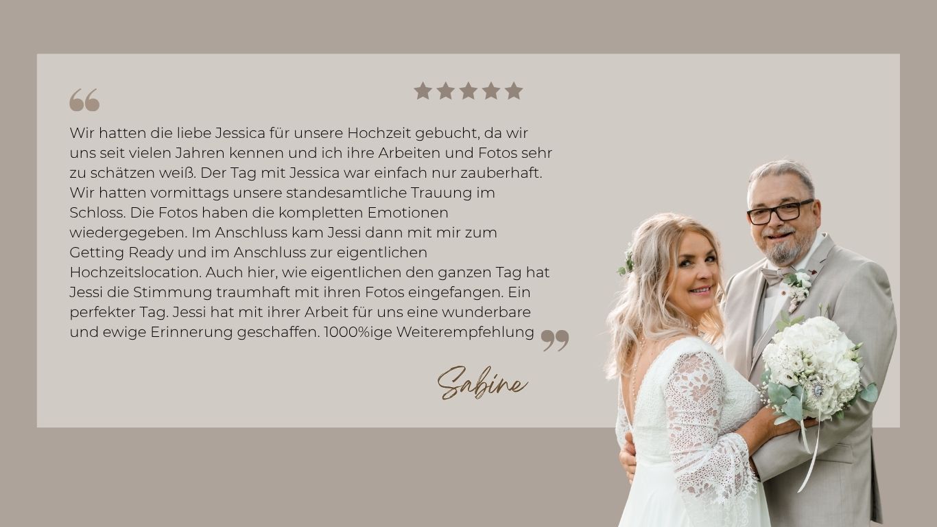 5 Sterne Bewertung Hochzeit