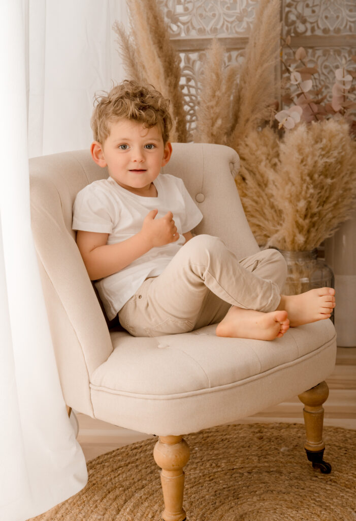 Kinderfotoshooting im Fotostudio in Celle