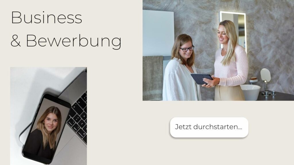 Business und Bewerbung