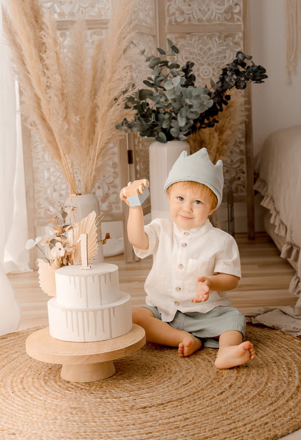 Cake Smash Shooting zum 1. Geburtstag