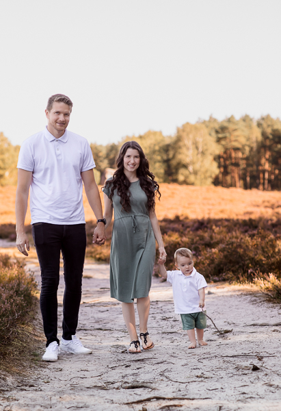 Familienshooting in der Heide